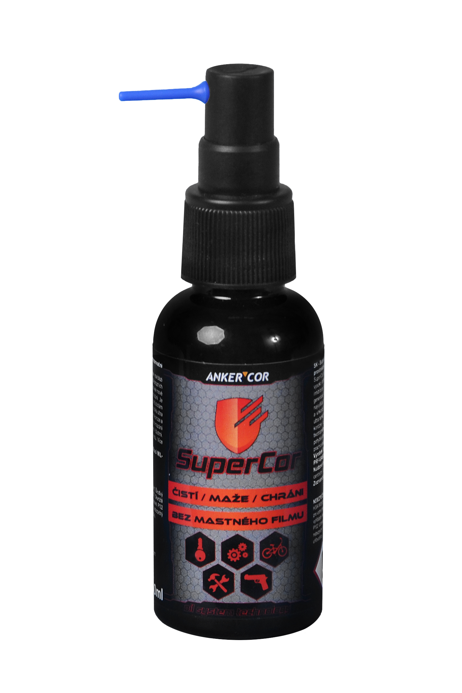 SuprCor - špeciálny olej pre čistenie, mazanie a ochranu pohyblivých častí